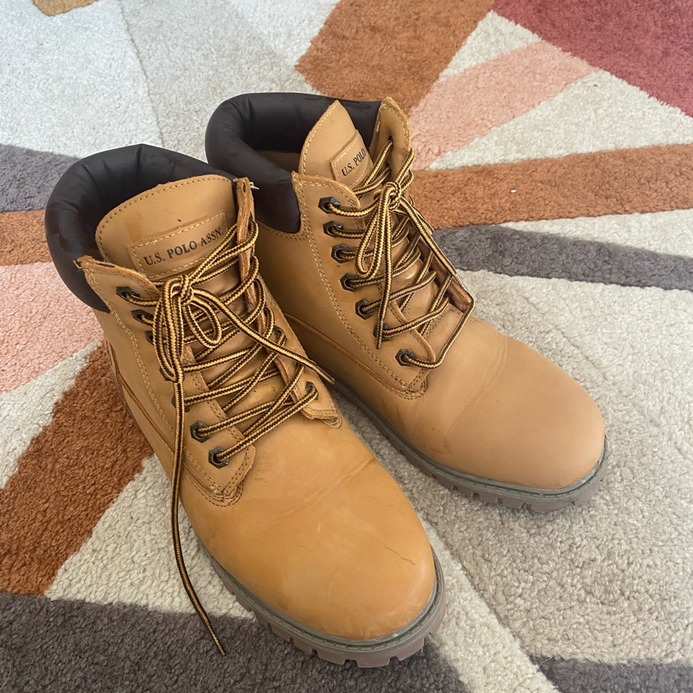 Polo Ralph Lauren Work Boots Like New Mens Size 9 1/2